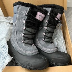 The North Face Shellista Lace Big Kids / Girl's Boots, Size 4, New